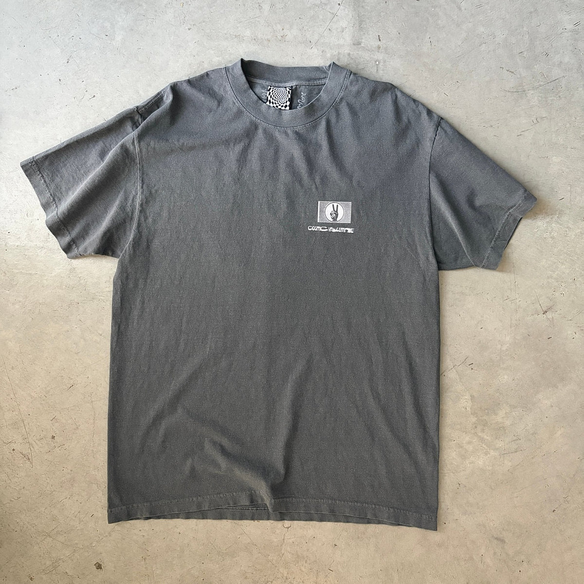 Vortex Short Sleeve T-Shirt - Garment Dyed + Washed Black
